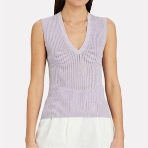 Veronica Beard Sid Sleeveless Pullover in Lilac
